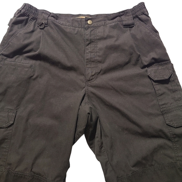 5.11 Tactical TacLite Pro Mens Size 40x32 Ripstop Pants Black 74273-019 - Picture 2 of 11